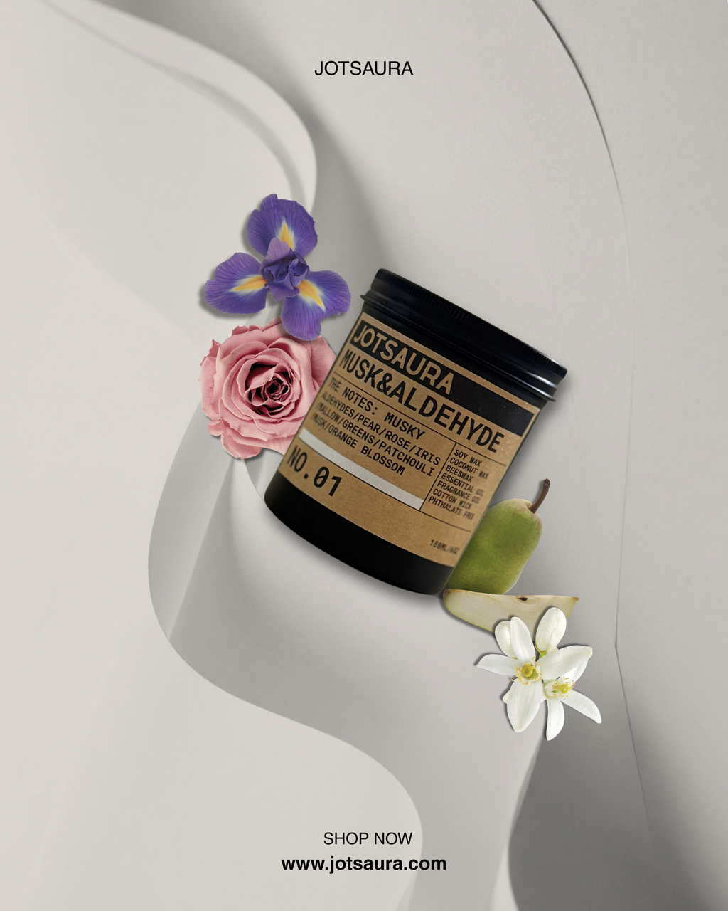Musk&Aldehyde Scented Candle